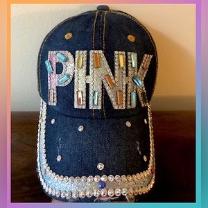Nwt Denim Bling Hat